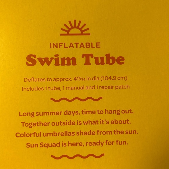 Inflatable Toucan Swim Tube - Blue - Picture 3 of 4